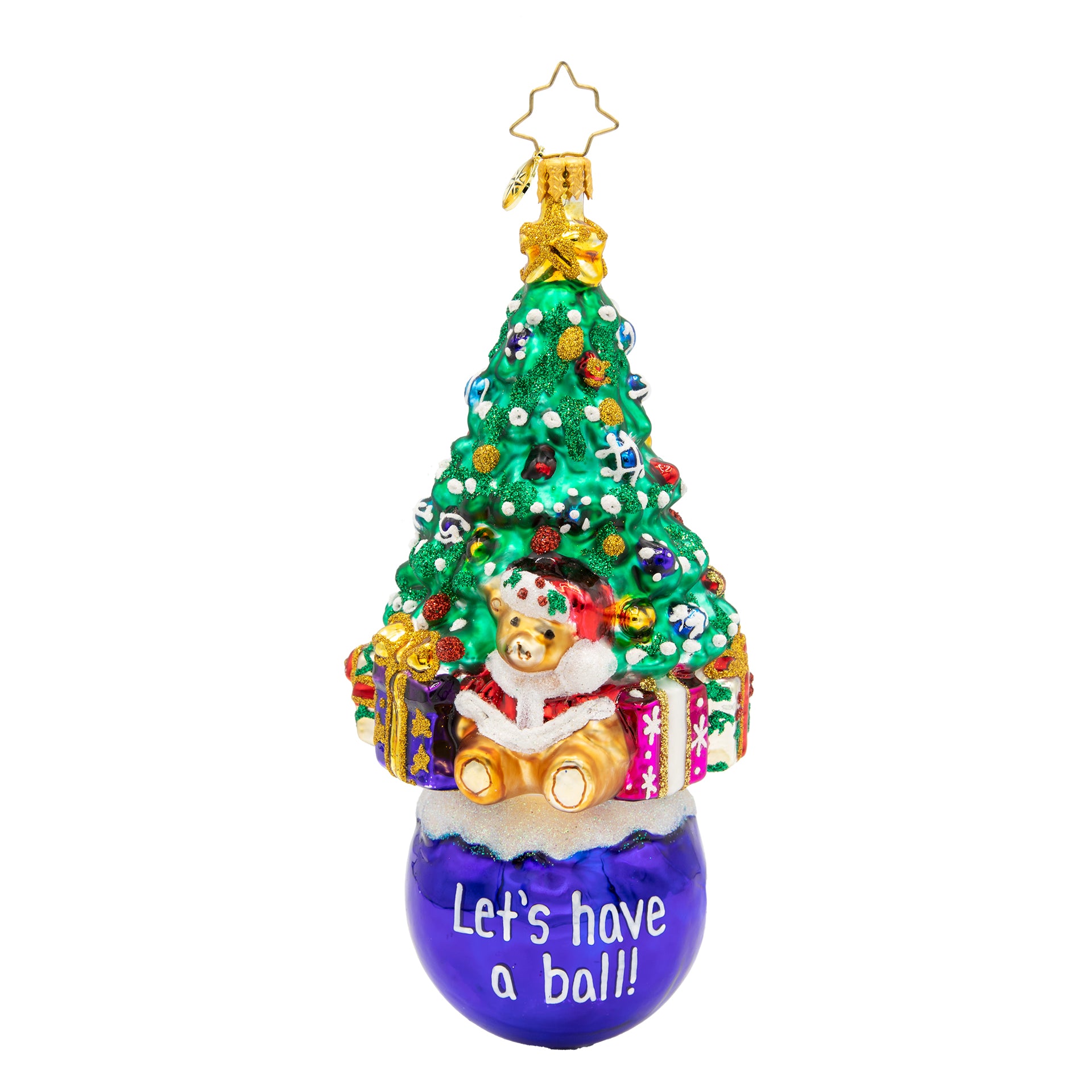 Christopher Radko outlet Christmas Tree Ornament 7” multicolored.