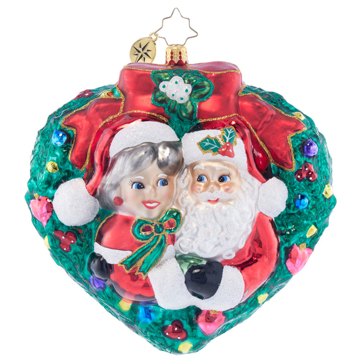 Mr. & Mrs. Claus Mistletoe Moment Personalized