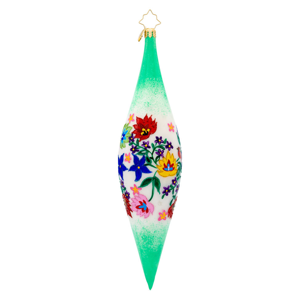 Front image - Green Holiday Gleamings - Icicle ornaments)