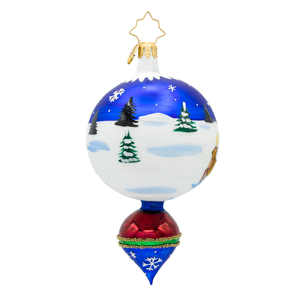 Back image - Sleigh Ride Drop - (Christmas reindeer)