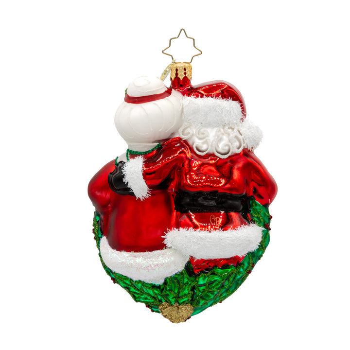 Back image - Best Grandparents - (Personalized holiday ornament)