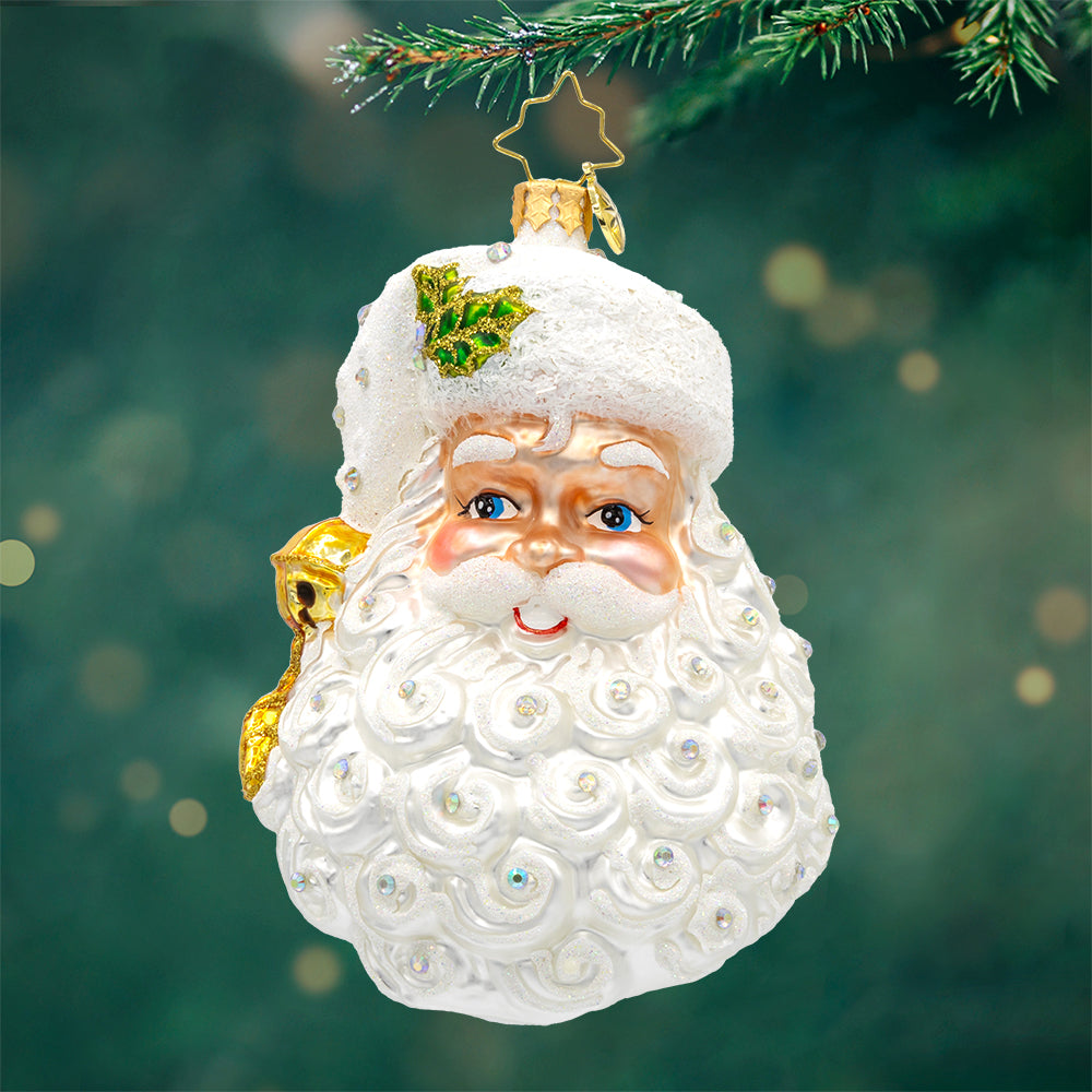 Front image - Birth Stone Santa April - (Santa face)