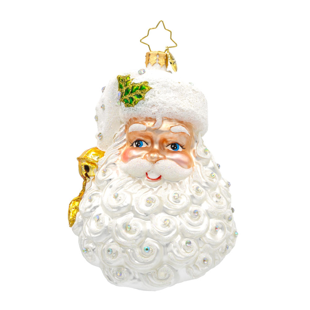 Front image - Birth Stone Santa April - (Santa face)