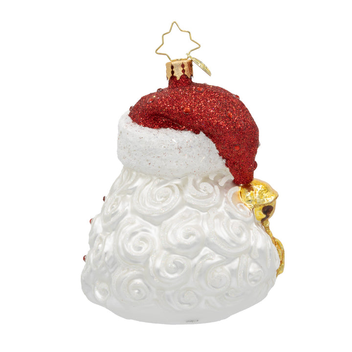 Back image - Birth Stone Santa July - (Santa face)