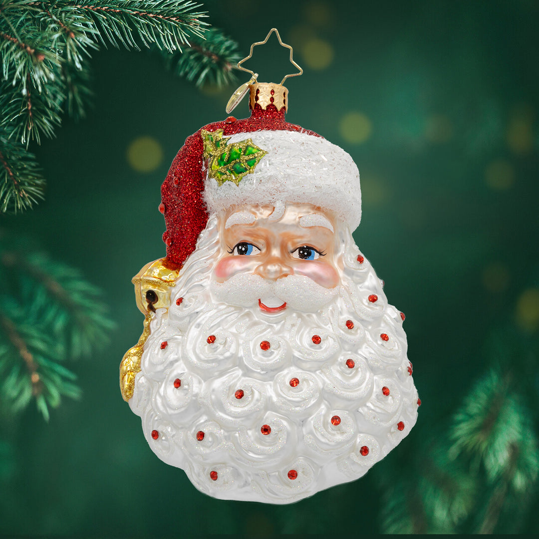 Front image - Birth Stone Santa July - (Santa face)