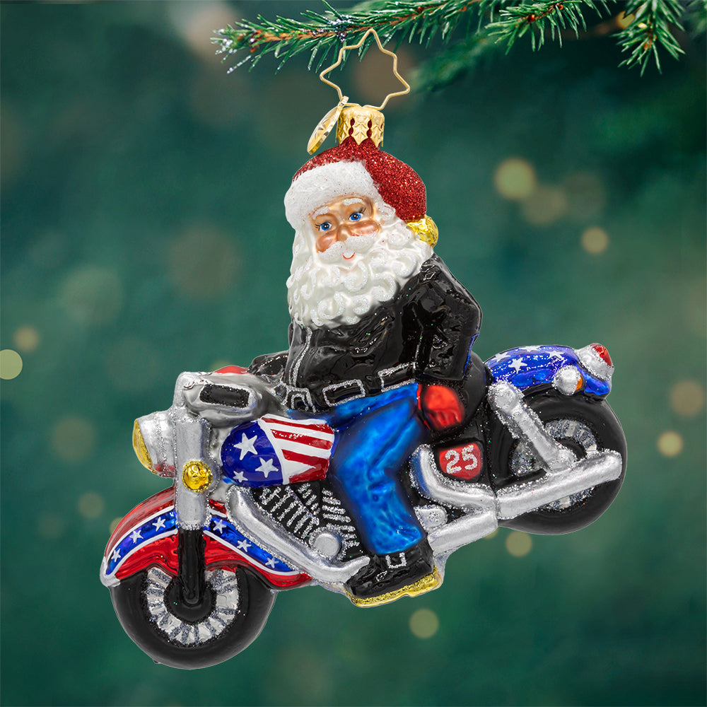 Front image - Cruisin' Claus - (Christmas Santa)