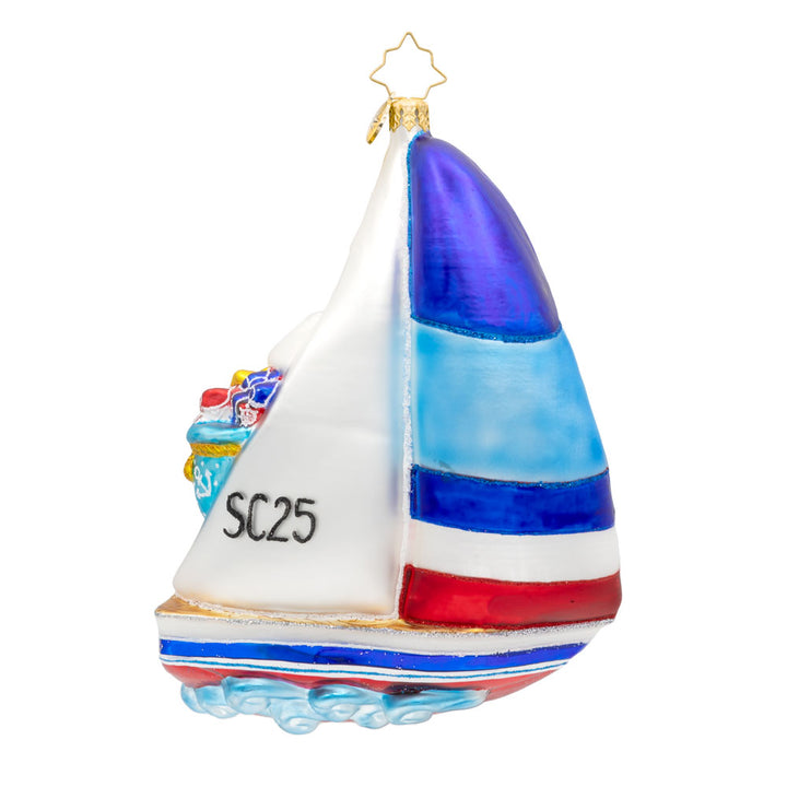 Back image - Smooth Sailin' Santa - (Santa Claus ornaments)