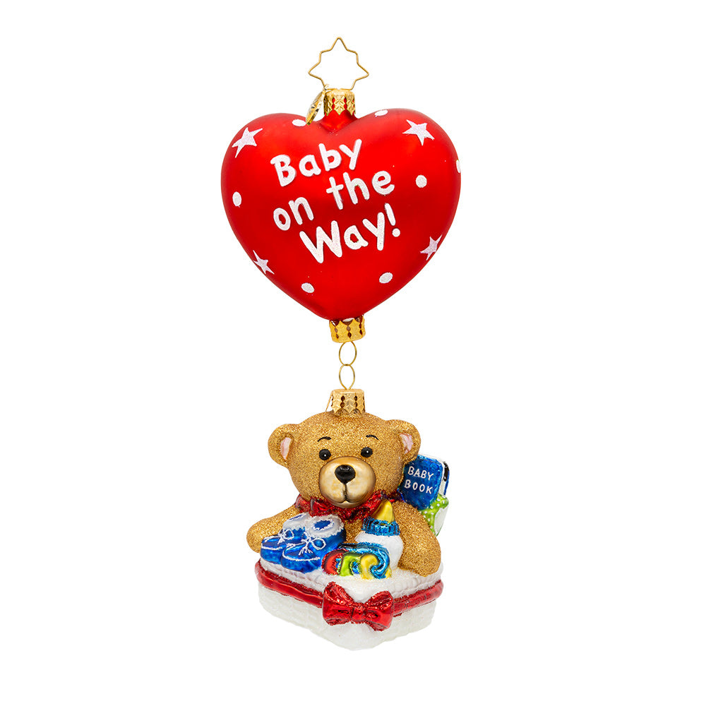 Front image - Baby on Board Bundle - (Our first Christmas ornament)