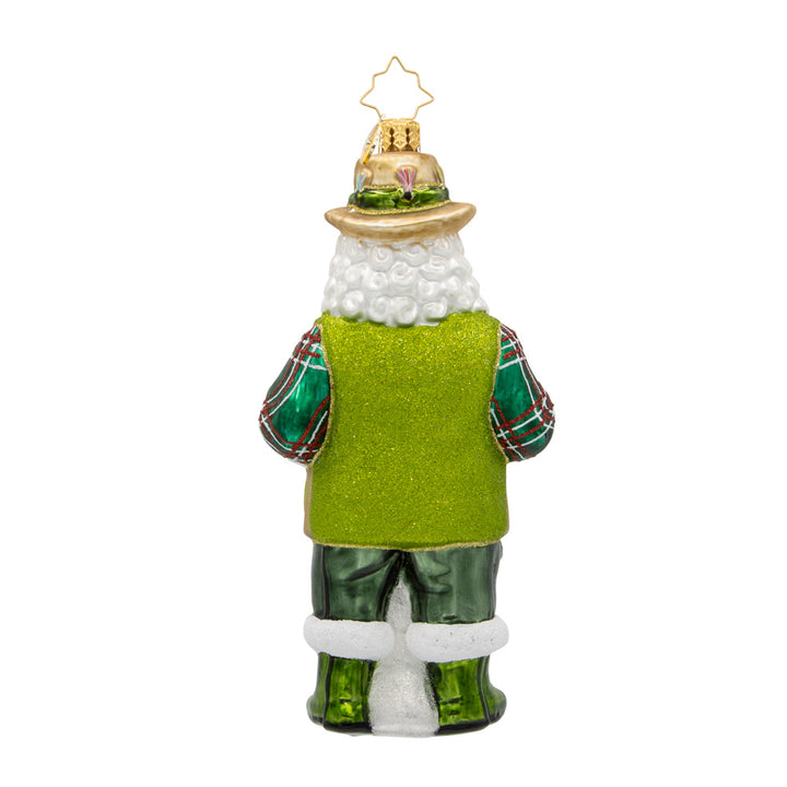 Back image - Fly Fisher Santa Claus - (Christmas ornaments)