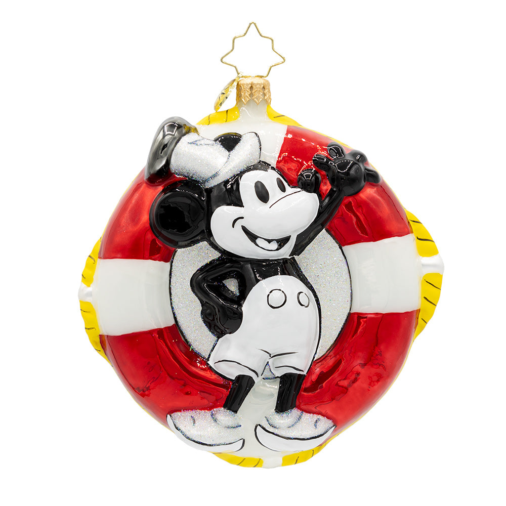 Front image - Steamboat Willie - (Coastal Christmas decor)