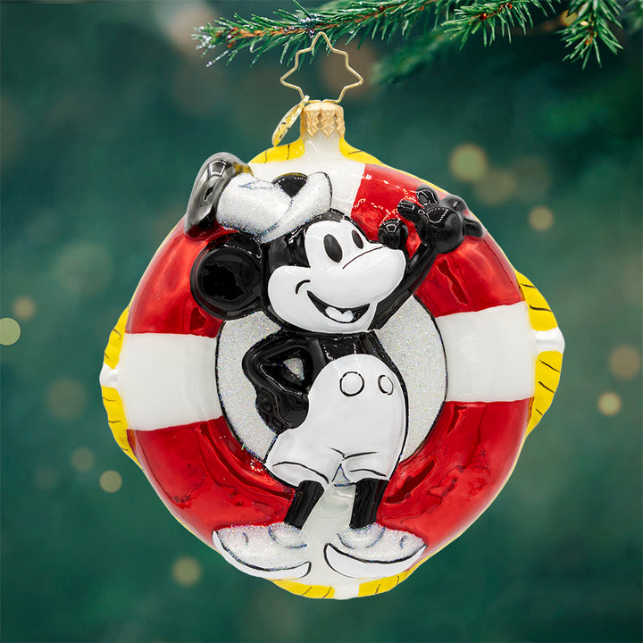 Front image - Steamboat Willie - (Coastal Christmas decor)