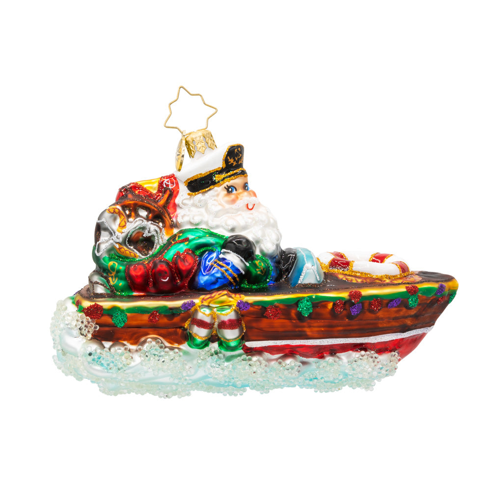 Front image - Nautical Nick - (Coastal Christmas decor)