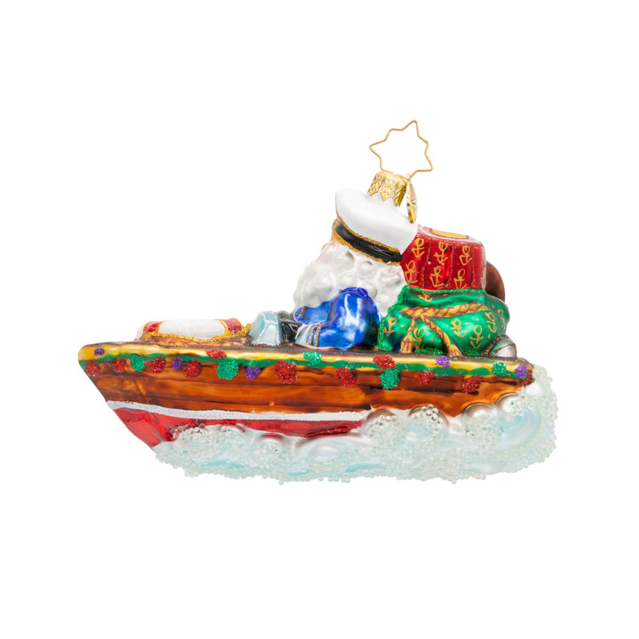 Back image - Nautical Nick - (Coastal Christmas decor)