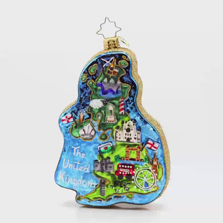 From the iconic Big Ben to the majestic Tower of London, each detail is a celebration of British heritage and culture in this enchanting ornament. Video.