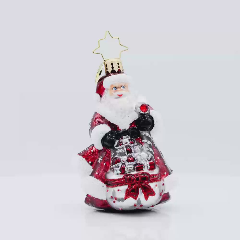 Frosty Fawn Santa Gem