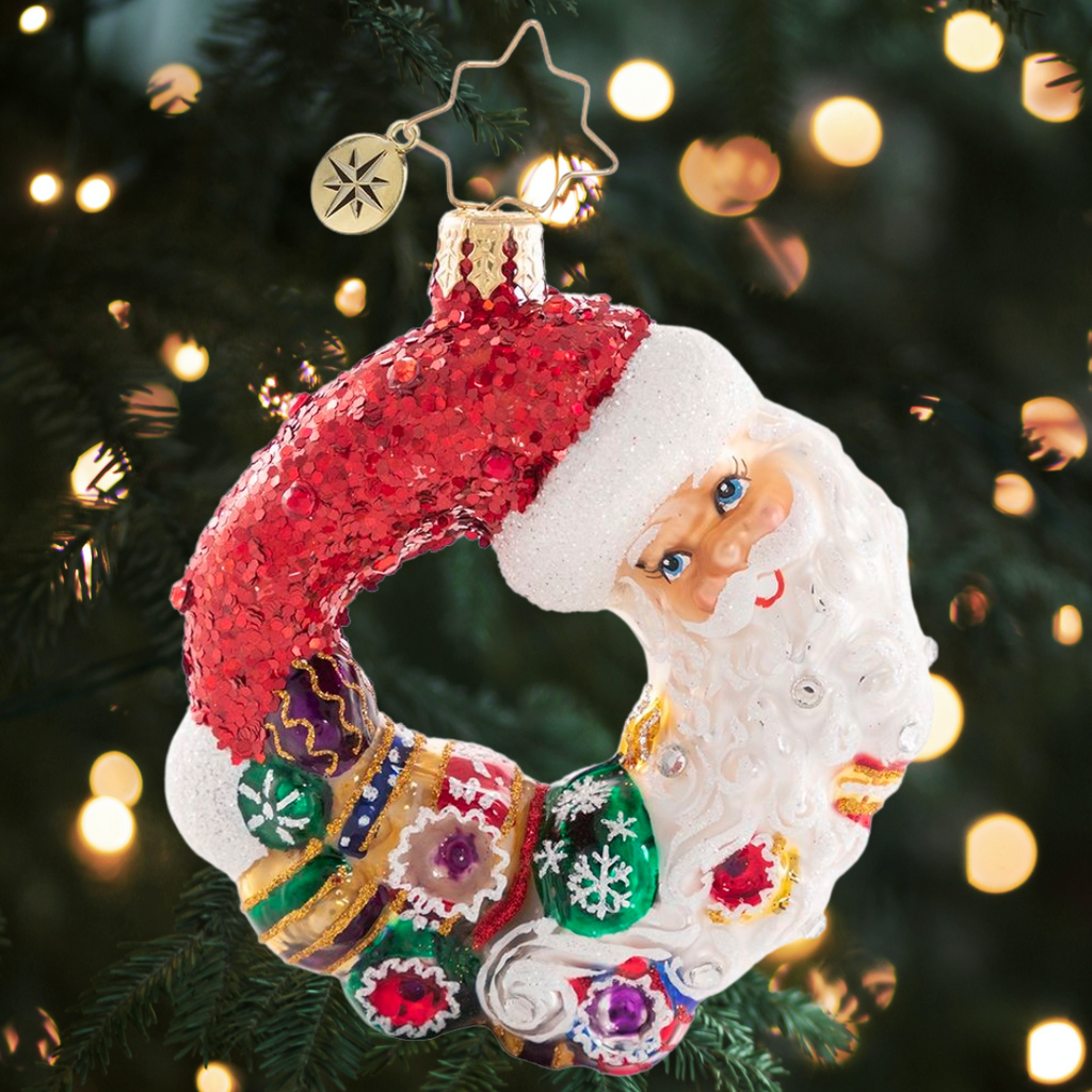 Christopher Radko® New Year Elegance Santa Gem Ornament at Von Maur