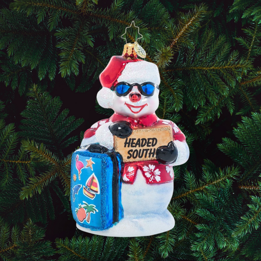 Christopher Radko Frosty the Snowman Special on sale Delivery Christmas Ornament